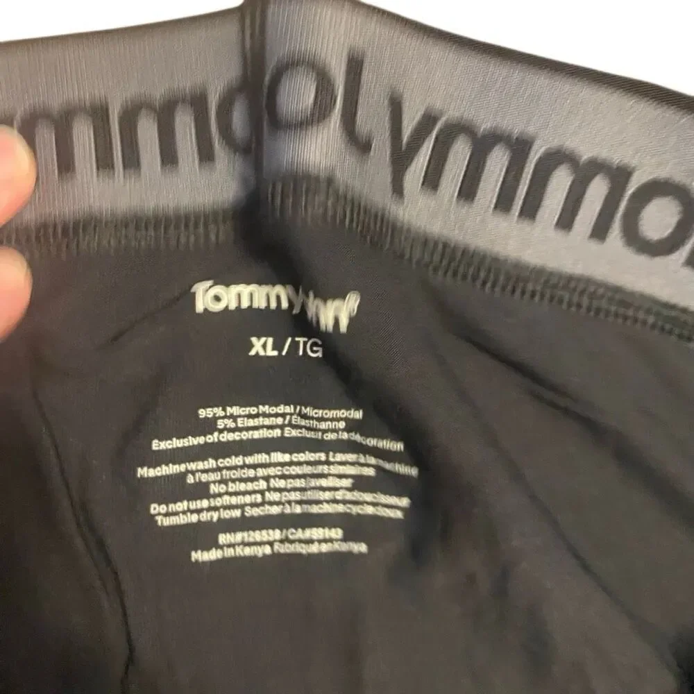 tommy john and Jockey boxer briefs set of 3 XL Black and grey